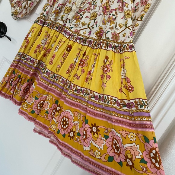 NWT Spell And The Gypsy Collective Portobello Road Playdress In Honey Dew Small - Picture 3 of 6